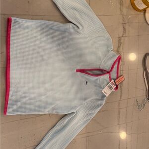 Vineyard Vines Light Blue and Pink Kids Jacket